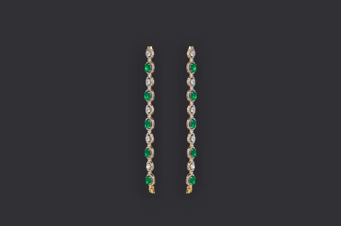Polki Diamond Earring
