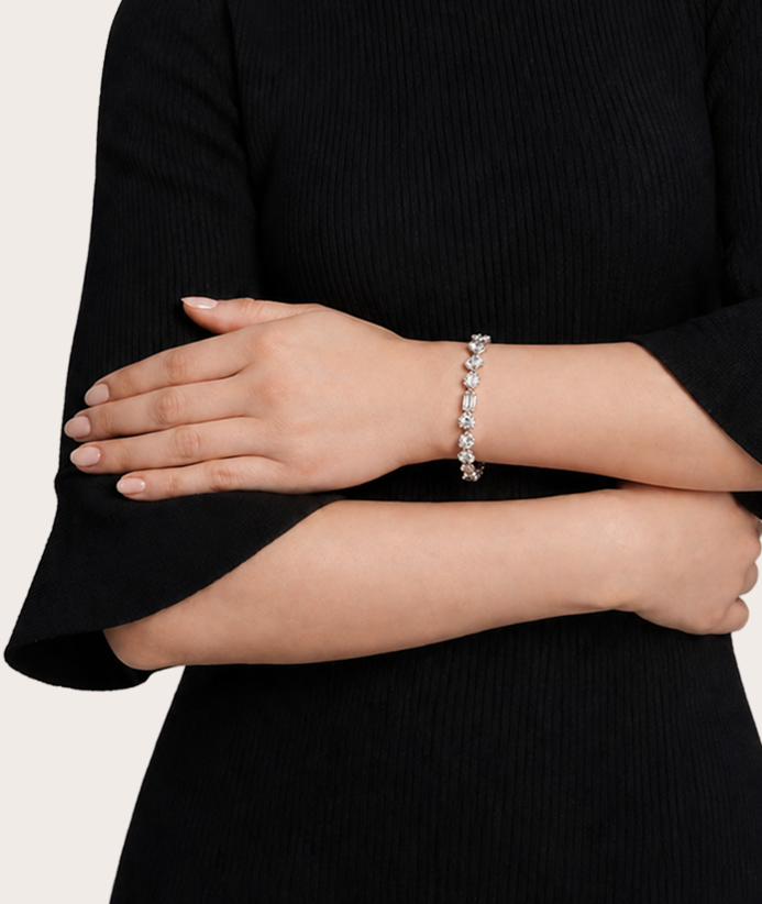 Bond Mixed-Shape Tennis Bracelet