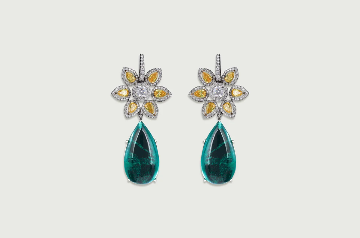 LUMORA SUNBURST & TEAL DROPS