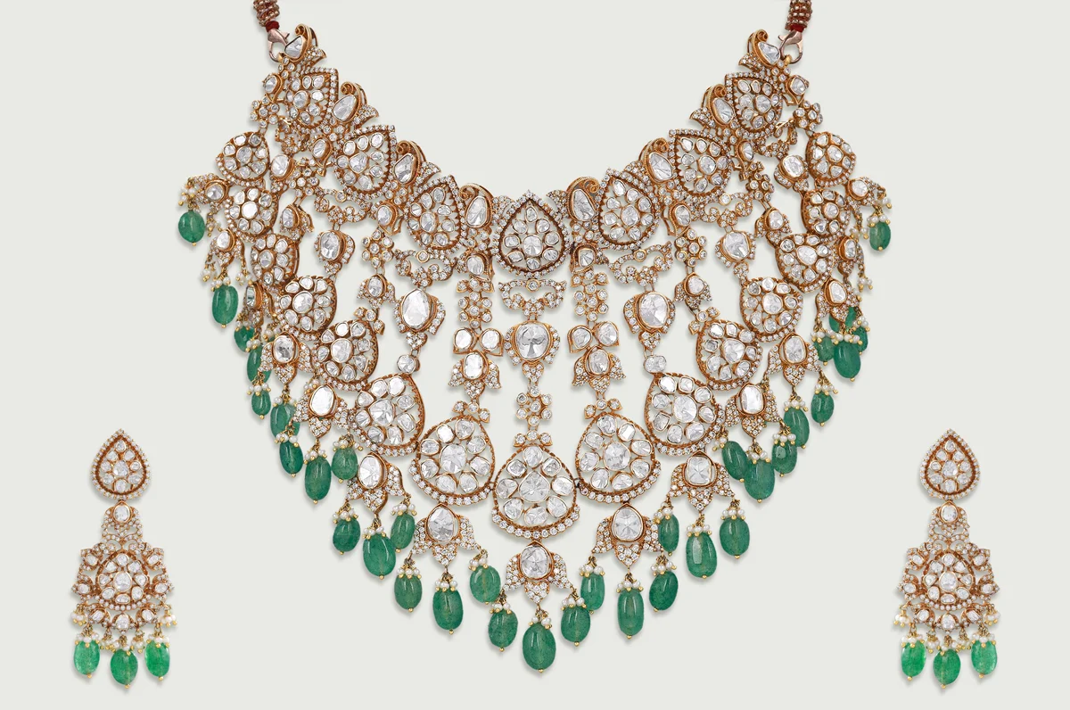Alora Emerald Regal Cascade Set