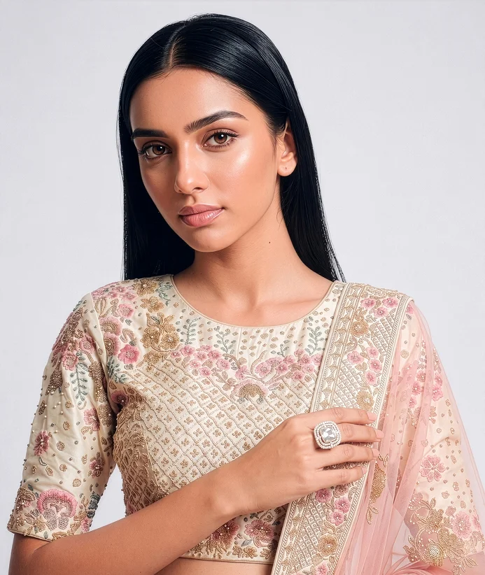 Diamond statement ring look