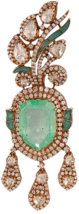 emerald-polki-brooch