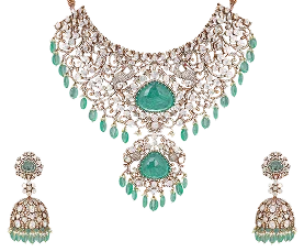 mint-polki-bridal-necklace-set