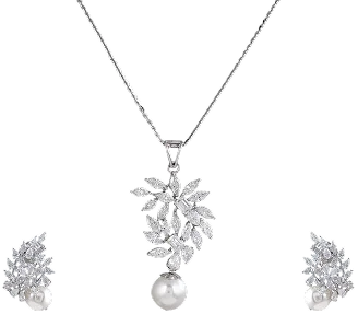 pearl-diamond-pendant-set